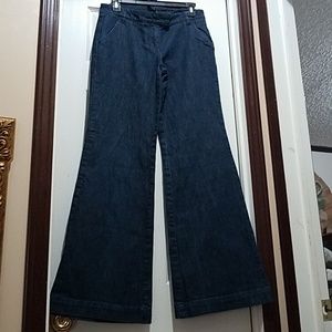New York & Company Flare slant pocket jeans